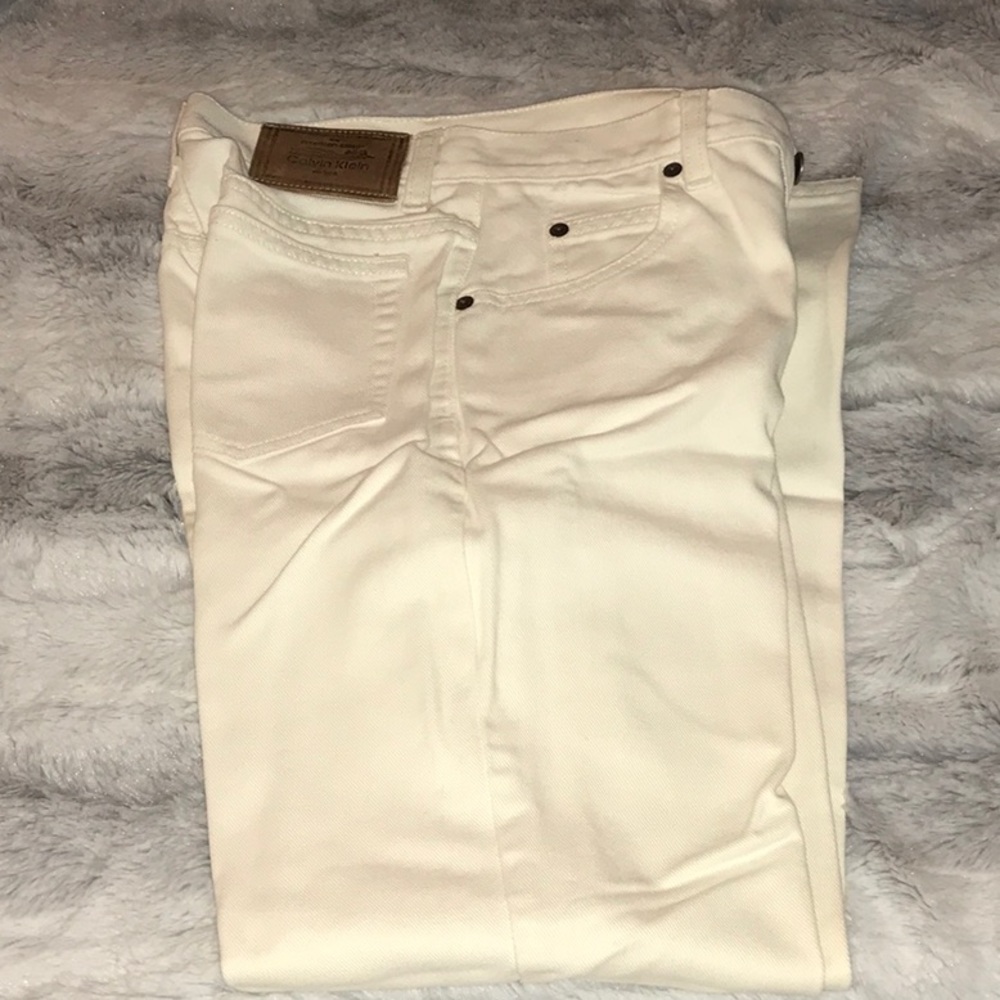 Calvin Klein White Jeans